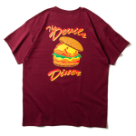 Devil's Diner T-shirts(Maroon)<img class='new_mark_img2' src='https://img.shop-pro.jp/img/new/icons5.gif' style='border:none;display:inline;margin:0px;padding:0px;width:auto;' />