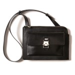 Leather Shoulder Bag(Black)