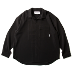 Open Collar Shirts(Black)