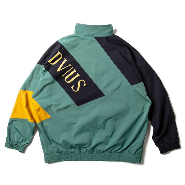 Nylon Track JKT(Green/Navy) - Deviluse ONLINE STORE