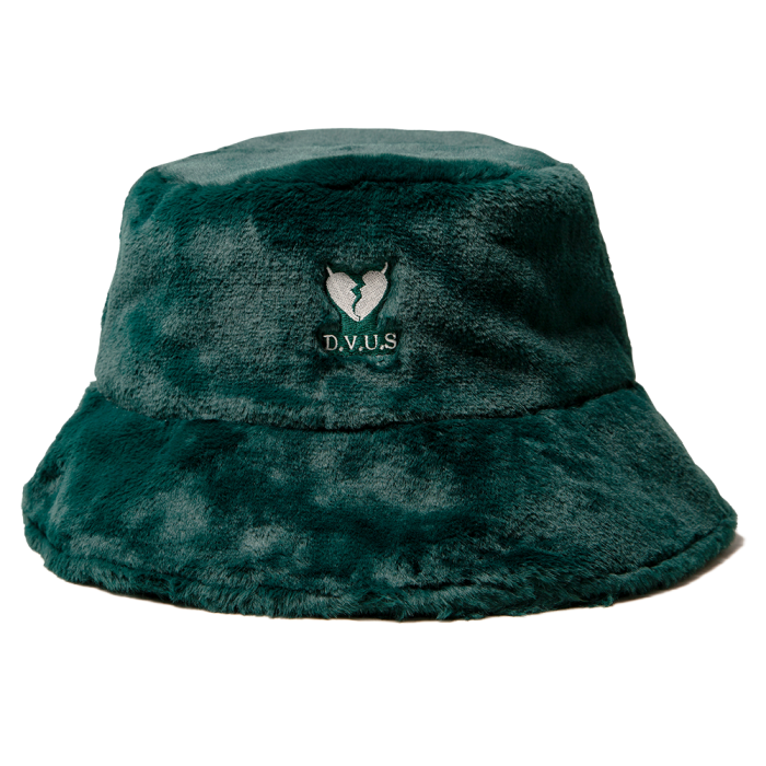 Fur Bucket Hat(Green) - Deviluse ONLINE STORE