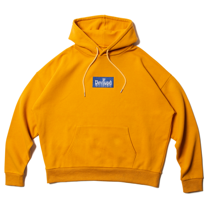 deviluse box logo hoodoe L size - パーカー