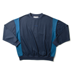 Panel Crewneck(Navy)