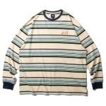 Border L/S T-shirts(Natural)