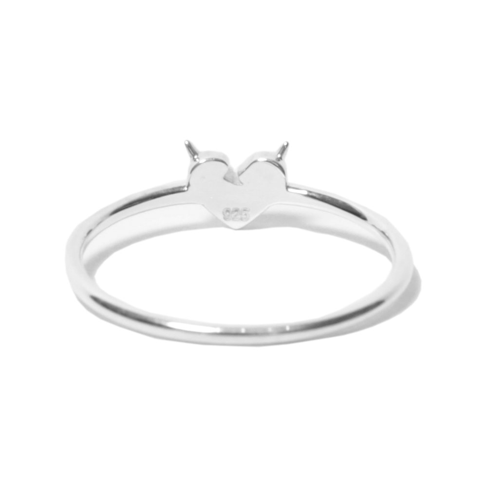 デビルユース Deviluse Tiny Heart Silver Ring-