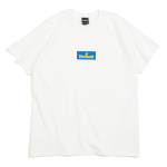 Blue Box Logo T-shirts(White)