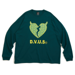 Big Heart L/S T-shirts(Green)