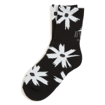 Prickly Flower Socks(Black)