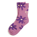 Prickly Flower Socks(Purple)