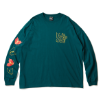Outline Logo L/S T-shirts(Green)<img class='new_mark_img2' src='https://img.shop-pro.jp/img/new/icons53.gif' style='border:none;display:inline;margin:0px;padding:0px;width:auto;' />