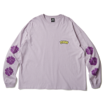 Stack Heart L/S T-shirts(Light Purple)