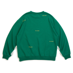 Back Wave Crew Neck(Green)