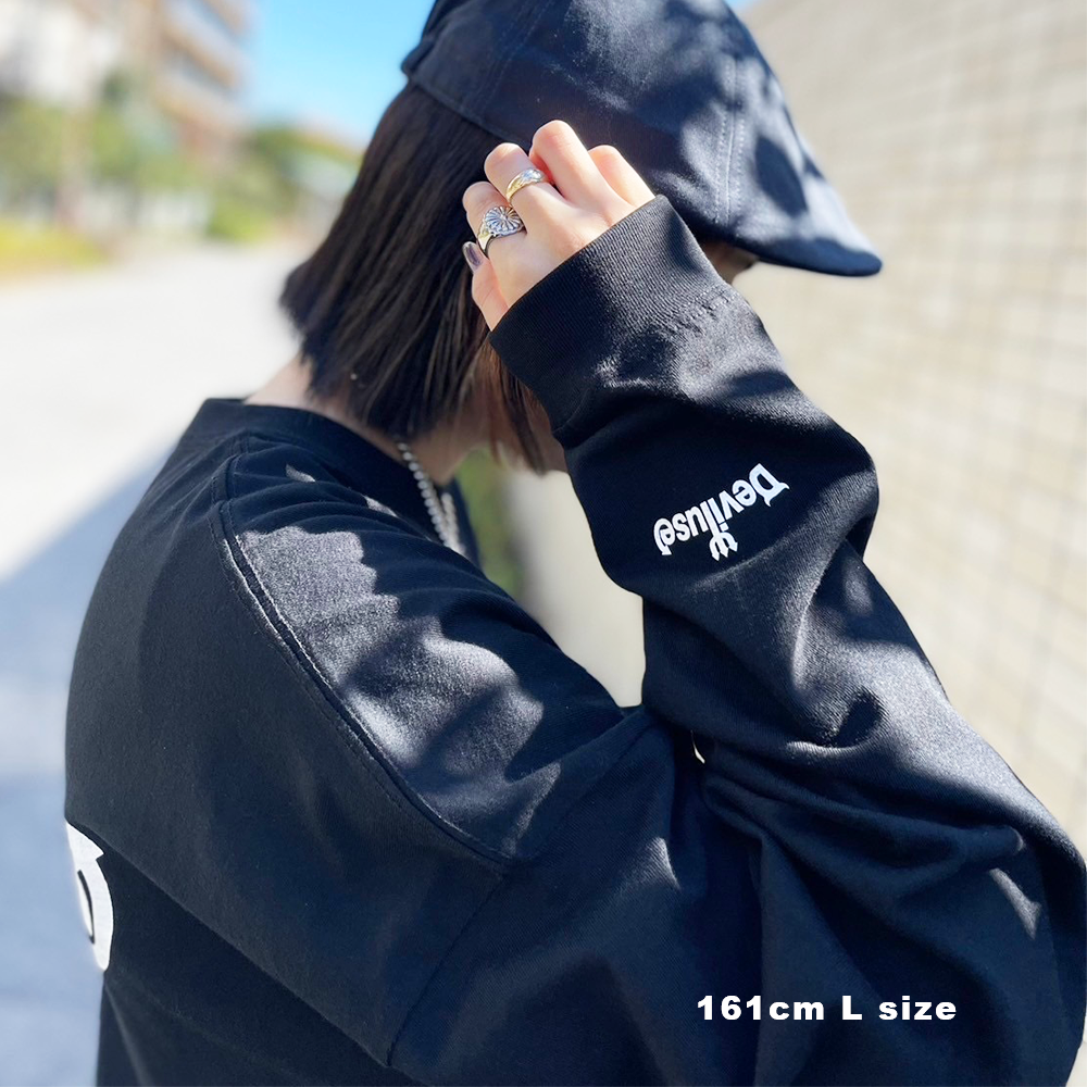 Blank L/S T-shirts(Black) - Deviluse ONLINE STORE Blank L/S T-shirts(Black) - Deviluse ONLINE STORE