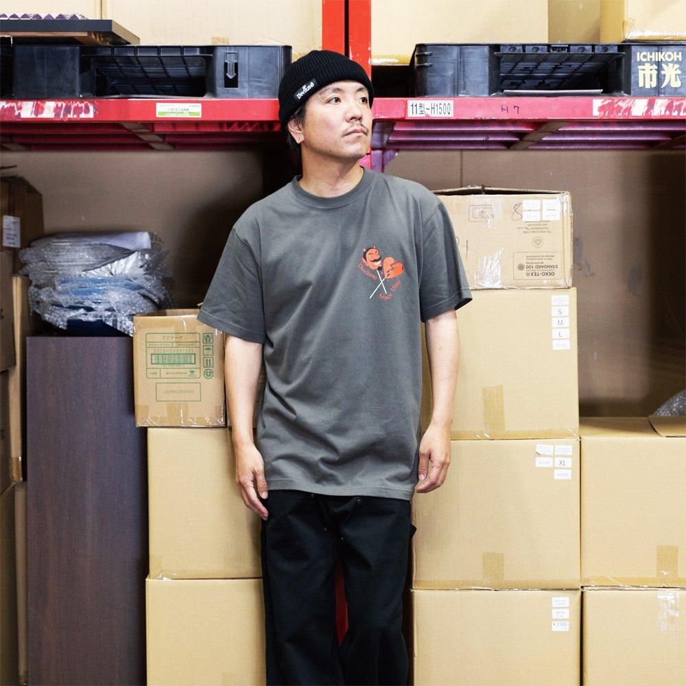 Devil Head T-shirts(Mustard) - Deviluse ONLINE STORE