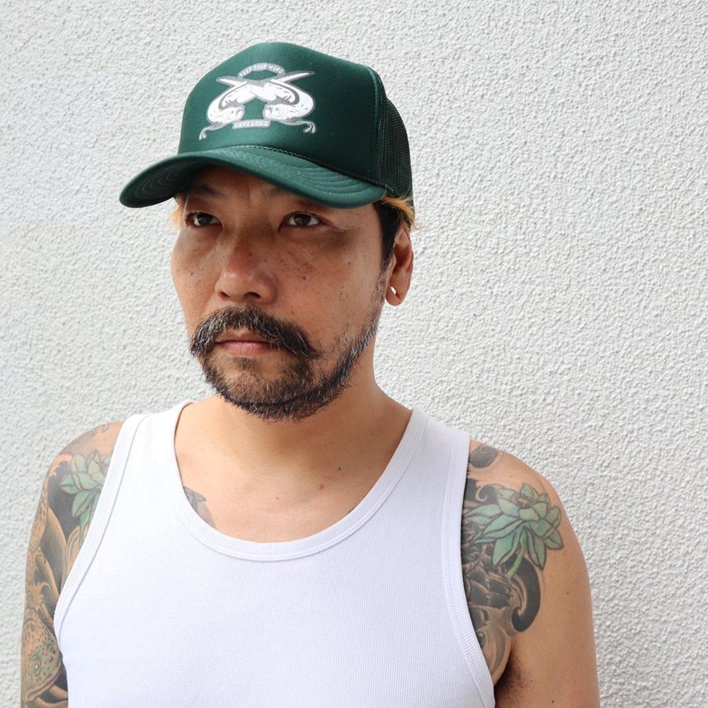 Deviluse×KAZUKI SHADOWS Mesh Cap(Green) - Deviluse ONLINE STORE