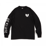 Stencil L/S T-shirts(Black)