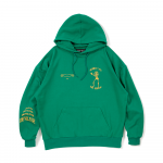 Bone to be free Pullover Hooded(Green)