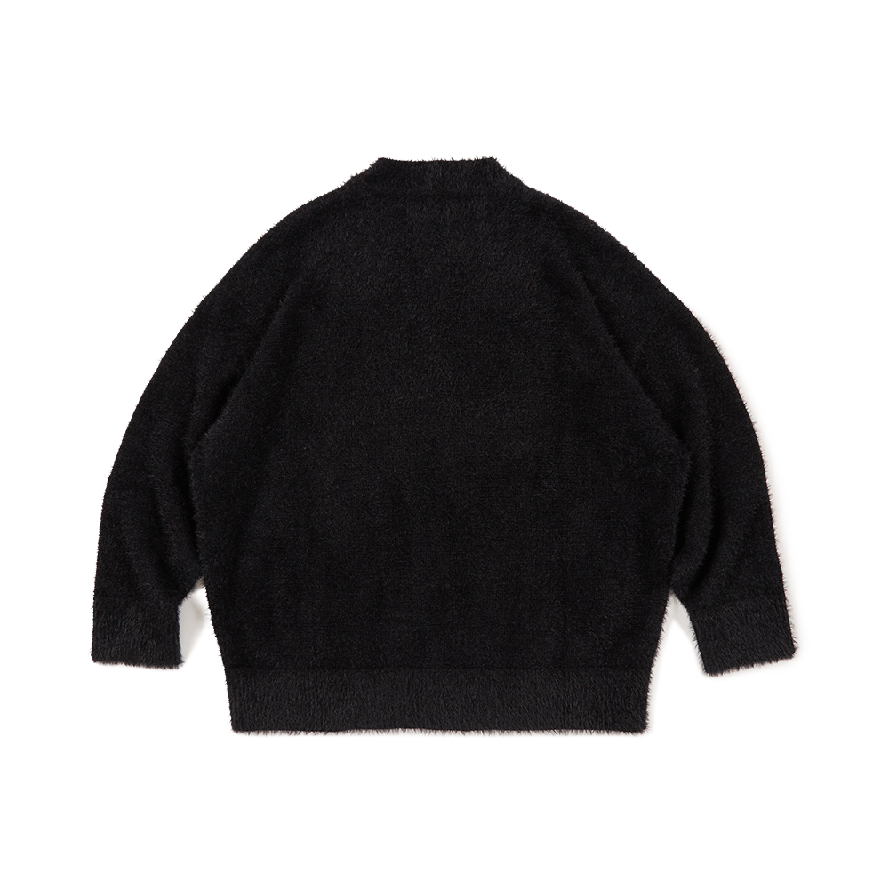 Mohair Logo Knit(Black) - Deviluse ONLINE STORE Mohair Logo Knit(Black) - Deviluse ONLINE STORE