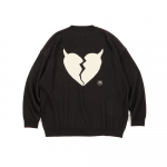 Heartaches Knit Crewneck(Black)