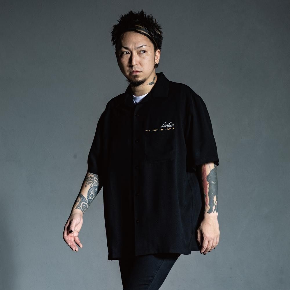 【PARTIMENTO】 Leopard Graffiti Open Collar Shirts /追跡付 Leopard Polka Dot Bowling Shirt Black | The Webster