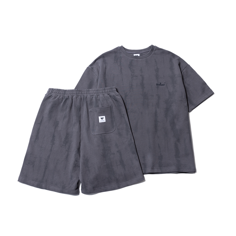 Tie Dye Sweat Set Up(Black) - Deviluse ONLINE STORE Tie Dye Sweat Set Up(Black) - Deviluse ONLINE STORE