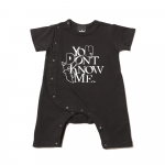 You Dont Know Me Rompers(Black)