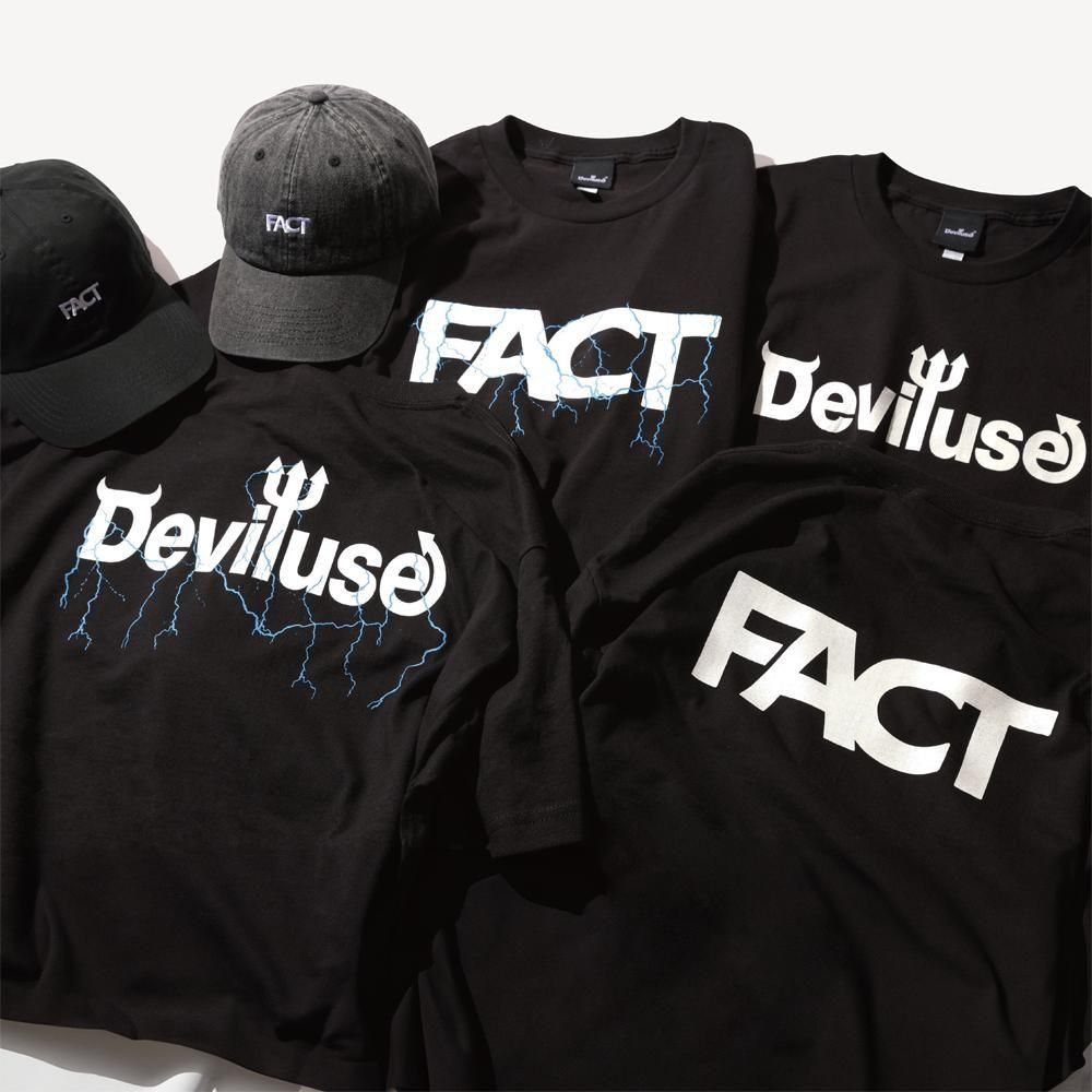Volt Logo T-shirts FACT×Deviluse(Black) - Deviluse ONLINE STORE