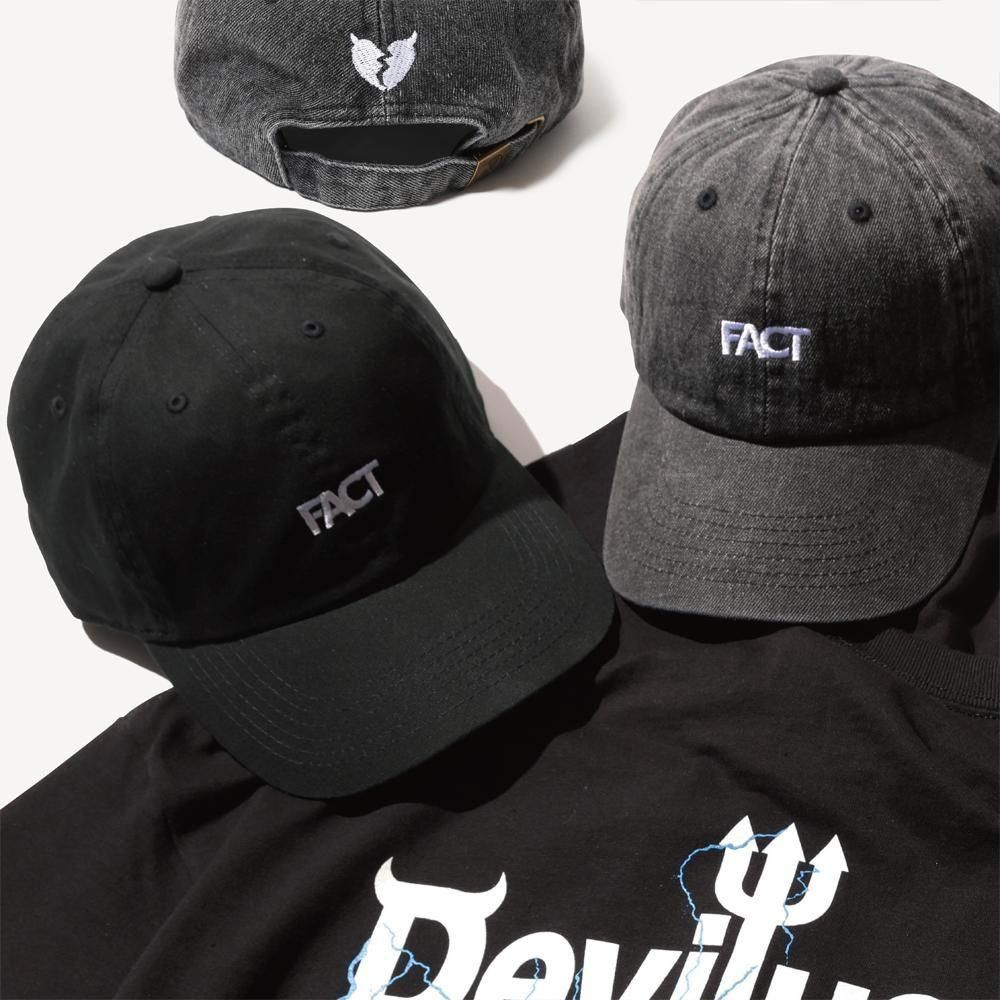 Denim Cap FACT×Deviluse (Black Denim) - Deviluse ONLINE STORE
