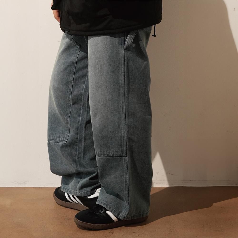 ACVM Denim Work Trousers フルカウント　黒　32インチ フルカウント ACVM Denim Work Trousers デニム ワーク
