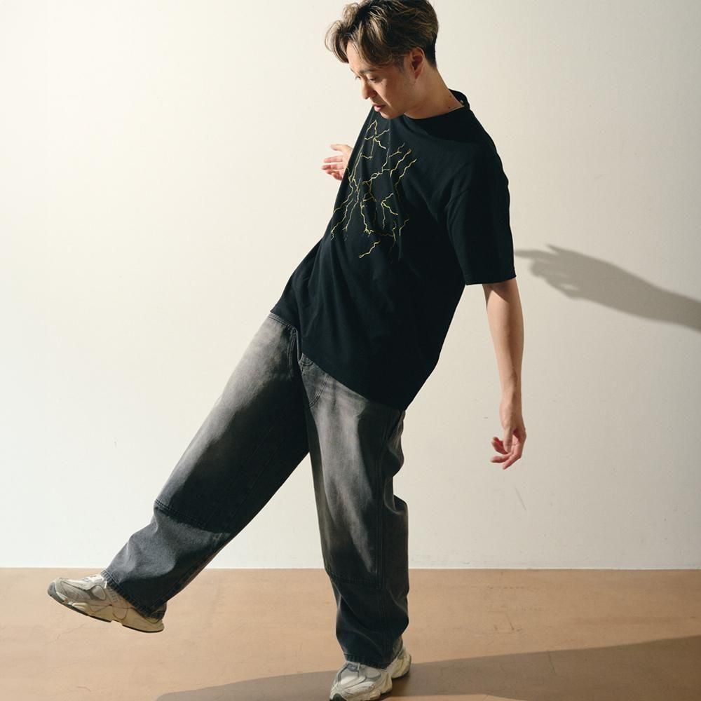 RYKIEL HOMME スペシャル fade denim ウォッシュドデニム ウォッシュドデニム バイカージーンズ - Men | BALMAIN