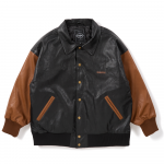 Varsity JKT(Black/Brown)<img class='new_mark_img2' src='https://img.shop-pro.jp/img/new/icons8.gif' style='border:none;display:inline;margin:0px;padding:0px;width:auto;' />