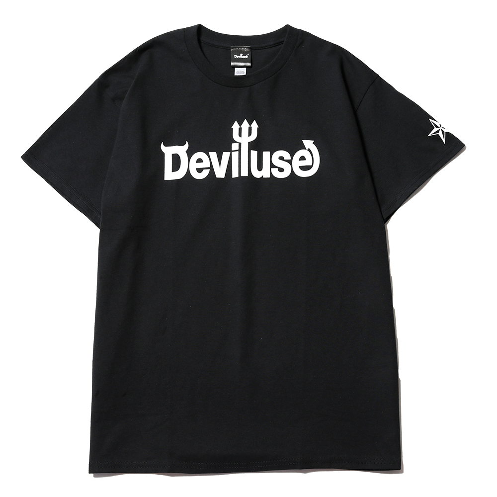 Logo T-shirts(Black) - Deviluse ONLINE STORE