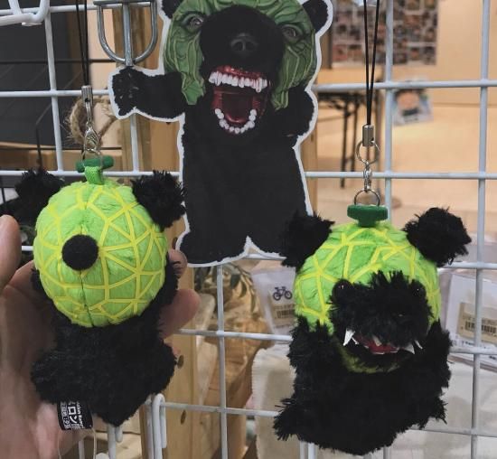 メロン熊くたくたストラップ - がごめ昆布 ねばねば本舗