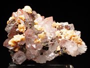 中国産ヘマタイトクォーツ、ドロマイト＆キャルコパイライト (Hematite Quartz, Dolomite & Chalcopyrite / China)