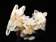 大分県尾平鉱山産 水晶＆苦土フォイト電気石 (Quartz & Magnesiofoitite / Japan)