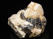 広島県能美島産 煙水晶＆曹長石 (Smoky Quartz & Albite / Japan) - 鉱物標本販売店 | Natural Soma |  共生水晶と仮晶