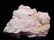北海道稲倉石鉱山産 菱マンガン鉱＆水晶 (Rhodochrosite & Quartz / Japan)