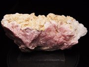 北海道稲倉石鉱山産 菱マンガン鉱＆水晶 (Rhodochrosite & Quartz / Japan) - 鉱物標本販売店 | Natural  Soma | 共生水晶と仮晶