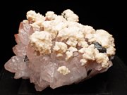 񻺥إޥȥġɥޥȡ륳ѥ饤 (Hematite Quartz, Dolomite & Chalcopyrite / China)