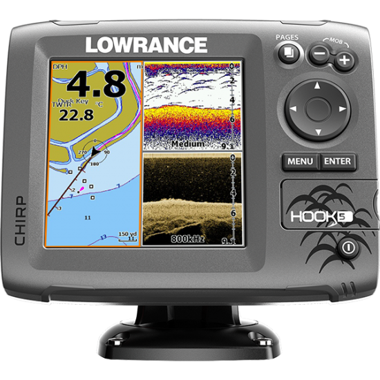 LOWRANCE ローランス HOOK-5 日本語モデル - バスボートパーツセレクト 