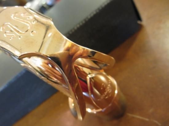 ヤナギサワ テナーサックスネック TW3 総銀 ピンクゴールドメッキ 彫刻