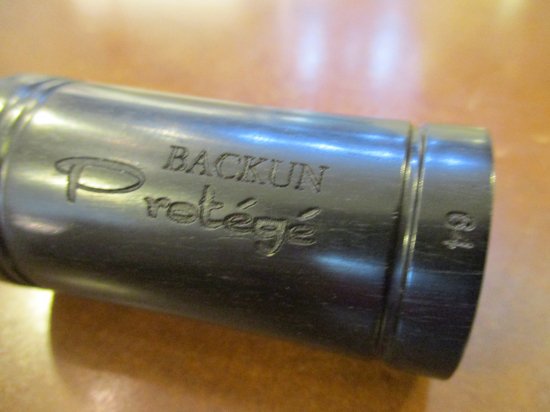 Backun クラリネット バレル Protege 64mm クランポン、ヤマハタイプ用 