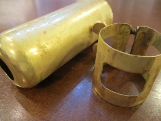 委託品 メイヤー アルトサックス用 リガチャーキャップ ビンテージ