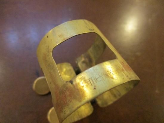 委託品 メイヤー アルトサックス用 リガチャーキャップ ビンテージ