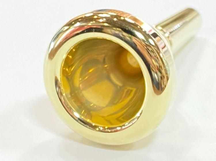 バック トロンボーン マウスピース 細管 6-1/2AL グリーンゴールド