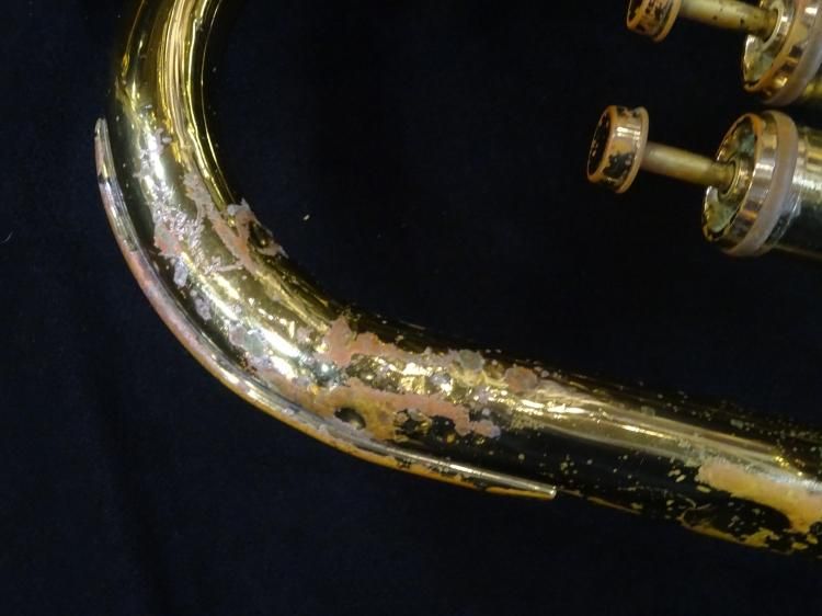 ジャンク ヤマハ ユーフォニアム YEP-201【服部管楽器】 - 服部