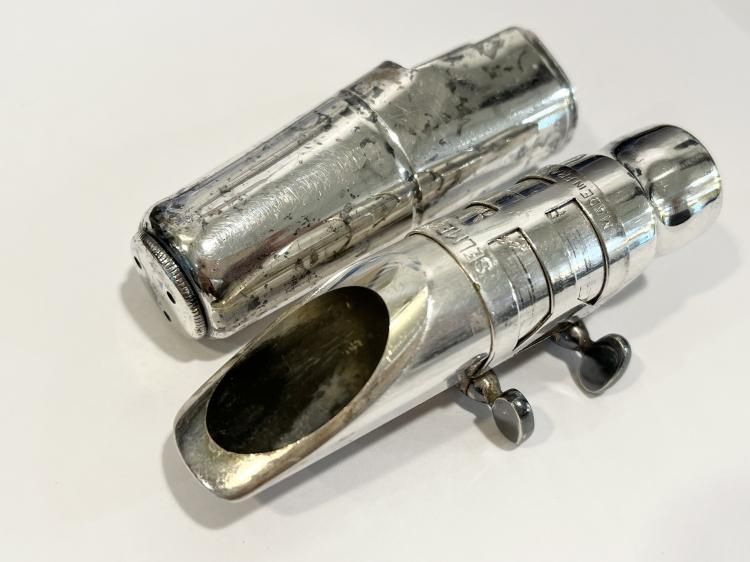 中古】セルマー アルトサックスマウスピース ジャズメタル F