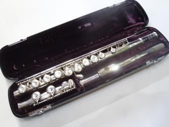 良品】YAMAHA YFL-451 頭部管銀製 フルート Eメカニズム ケース