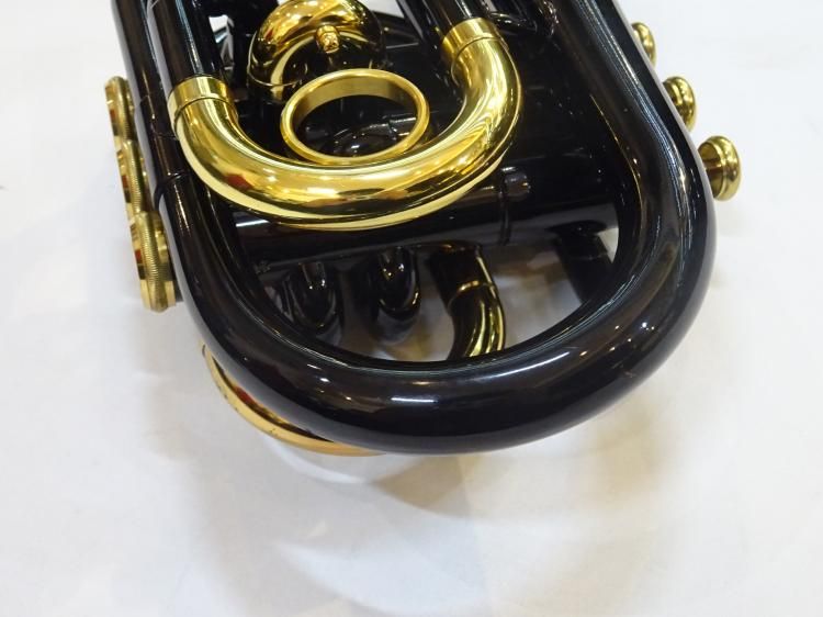 Jupiterジュピター ポケットトランペットJPT-416 黒ブラックニッケル Jupiterジュピター ポケットトランペットJPT-416 黒ブラックニッケル
