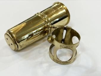 セルマー純正 T.Sax用 リガチャー&キャップ （生産終了品） M0014